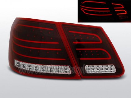 Zadní světla LED Bar Mercedes-Benz E W212 sedan 09-13 červená