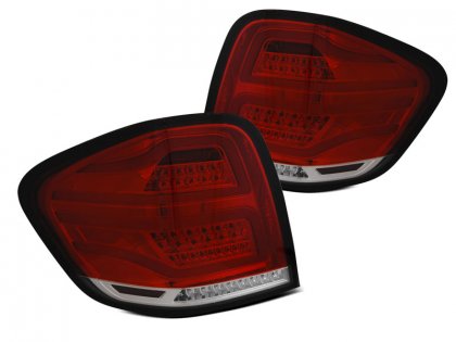 Zadní světla LED BAR Mercedes-Benz ML W164 05-08 červená-bílá