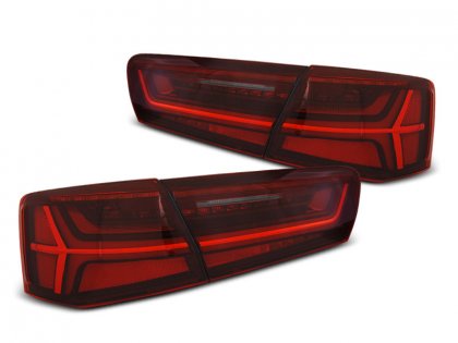 Zadní světla LED Bar SEQ Audi A6 C7 11-14 sedan červená