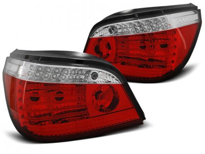 Zadní světla LED Bar SEQ BMW E60 03-07 červená