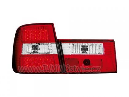 Zadní světla LED BMW E34 Limo 85-95 červená/chrom