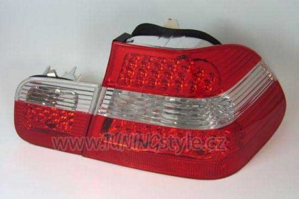 Zadní světla LED BMW E46 98-01 Limo červená/chrom