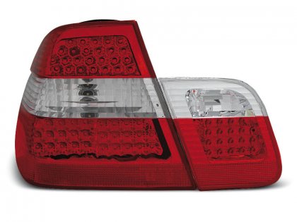 Zadní světla LED BMW E46 98-01 sedan červená/chrom