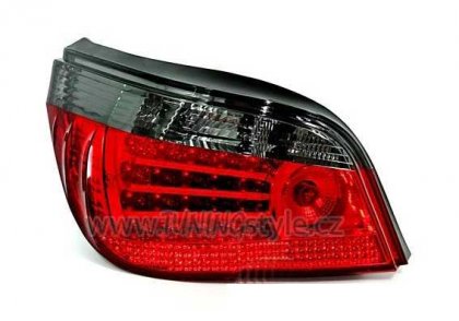 Zadní světla LED BMW E60 04- Limo červená / černá
