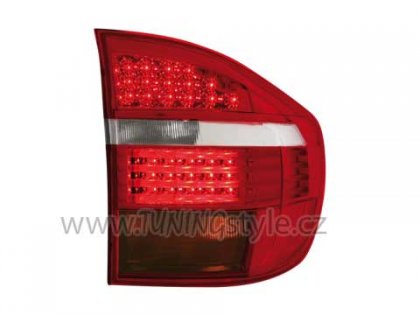 Zadní světla LED BMW X5 06 červená/chrom