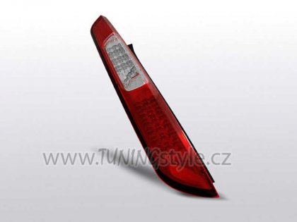 Zadní světla LED Ford Focus II 04-08 červená/chrom