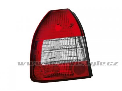 Zadní světla LED Honda Civic 3dv. 96-00 - červená/chrom