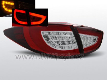 Zadní světla LED Hyundai ix35, 09-  chrom/červená