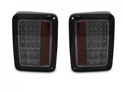 Zadní světla LED Jeep Wrangler JK 07-18 kouřová