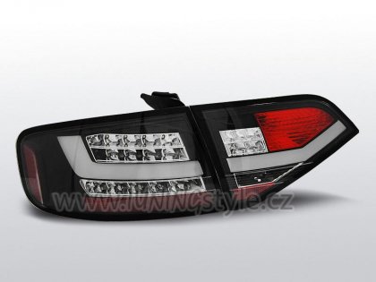 Zadní světla LED Lightbar AUDI A4 B8 08-11 černá