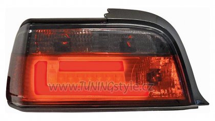 Zadní světla LED LIGHTBAR BMW E36 coupe 90-97 červená/kouřová