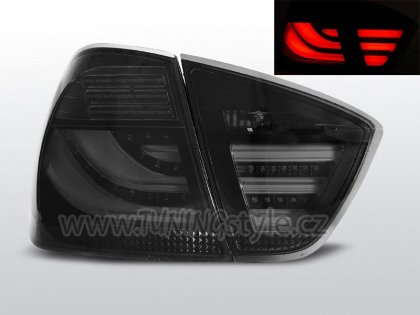 Zadní světla LED LightBar BMW E90 sedan 08-11 kouřová