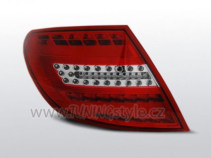 Zadní světla LED Lightbar Mercedes-Benz W204 07-11 červená