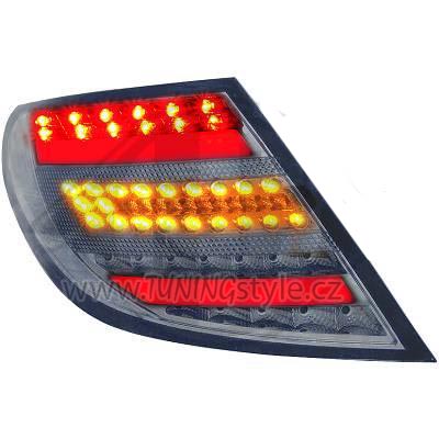 Zadní světla LED Lightbar Mercedes-Benz W204 07-11 kouřová