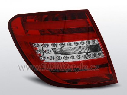 Zadní světla LED Lightbar Mercedes-Benz W204 kombi 07-11 červená