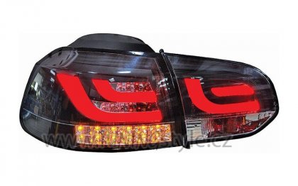 Zadní světla LED LIGHTBAR VW GOLF VI/6 htb 08-12 černá