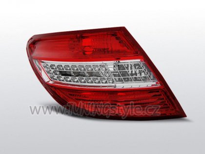 Zadní světla LED Mercedes Benz W204 07-10 červená