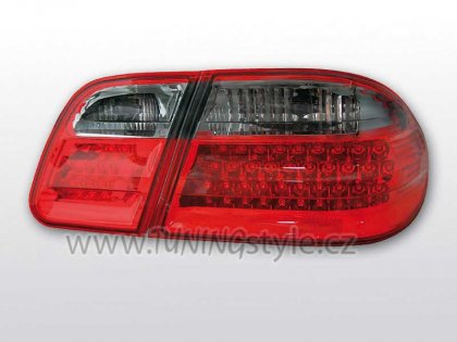 Zadní světla LED Mercedes Benz W210 95-02 - červená/kouřová