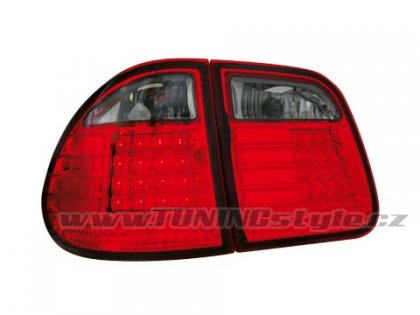 Zadní světla LED Mercedes Benz W210 kombi 96-03 červená/kouřová