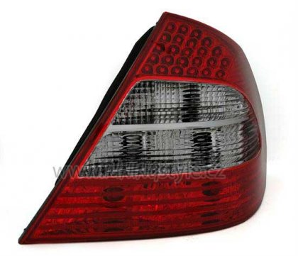 Zadní světla LED Mercedes Benz W211 02-06 FL look červená/kouřová