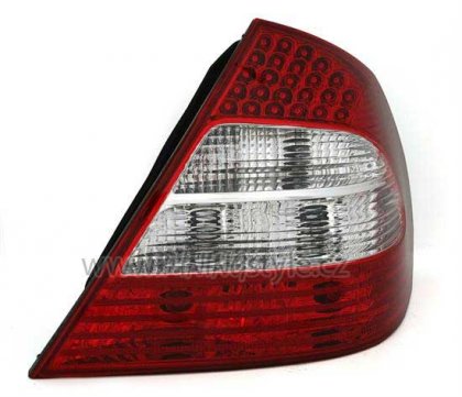 Zadní světla LED Mercedes Benz W211 02-06 FL look červená