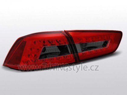 Zadní světla LED Mitsubishi Lancer červená/kouřová 08-11