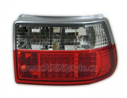 Zadní světla LED Opel Astra F červená/chrom krystal