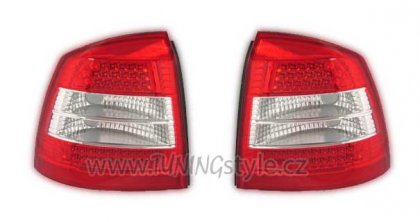 Zadní světla LED Opel Astra G 3/5 dv.  červená