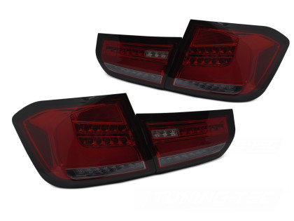 Zadní světla LED pro BMW F30 2011-2015 červená/kouřová