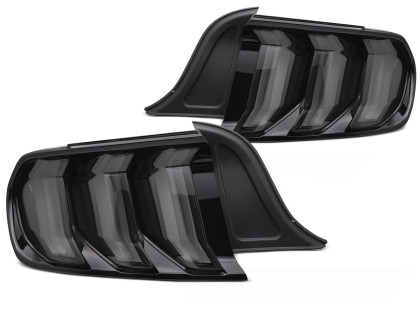 Zadní světla LED pro Ford MUSTANG 2014-2020 kouřové