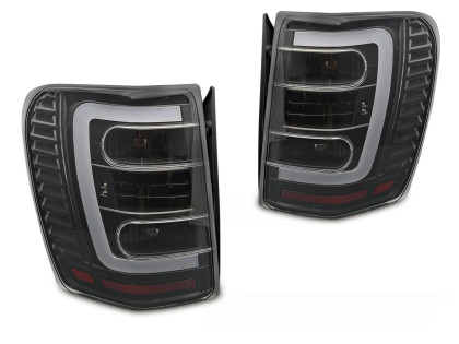 Zadní světla LED pro JEEP GRAND CHEROKEE 1999-2005 černá čirá