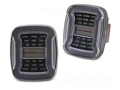 Zadní světla LED pro Jeep Wrangler YJ 91-96 / TJ 96-06 bílá