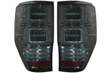 Zadní světla LED, s dynamickým blinkrem pro Ford Ranger (2012-2018) kouřová