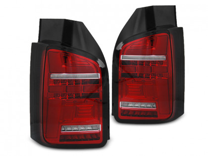 Zadní světla LED s LED dynamickým blinkrem VW T6.1 20- křídlové dvěře - červené 
