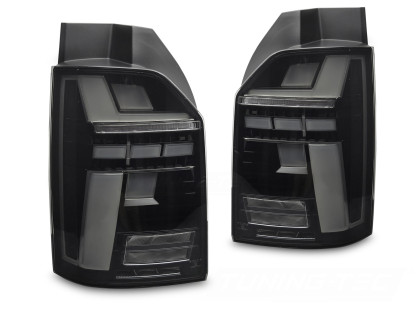 Zadní světla LED s LED dynamickým blinkrem VW T6 / T6.1 výklopné dveře, kouřová