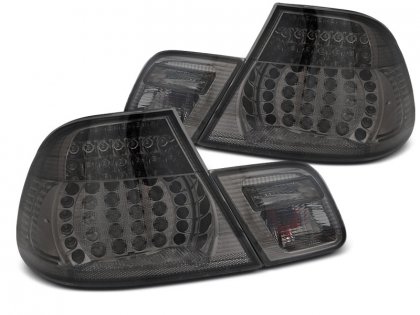 Zadní světla LED s LED SEQ blinkrem BMW E46 99-03 Coupe kouřová