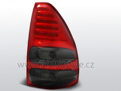 Zadní světla LED Toyota Land Cruiser 120 03-09 červená/kouřová