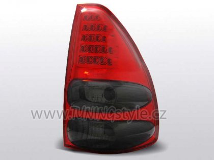 Zadní světla LED Toyota Land Cruiser červená/kouřová 03-09