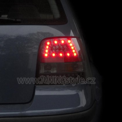 Zadní světla LED UrbanStyle VW Golf IV / 4 97-03 černá/kouřová