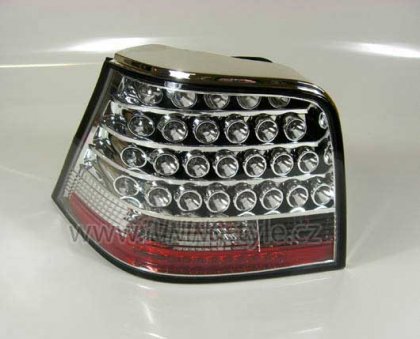 Zadní světla LED VW GOLF 4 chrom