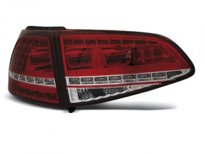 Zadní světla LED VW Golf 7 GTI style červená