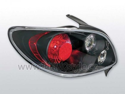 Zadní světla Peugeot 206 - černá