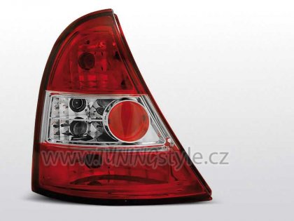 Zadní světla Renault Clio 98-01 červená/chrom