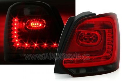 Zadní světla s LED VW Polo 6R 09- červená/kouřová