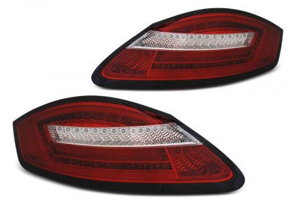 Zadní světla SEQ LED BAR Porsche Boxter 987 05-08 červená