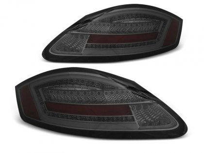 Zadní světla SEQ LED BAR Porsche Boxter 987 05-08 kouřová