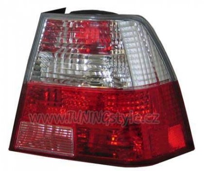Zadní světla VW Bora červená/chrom krystal