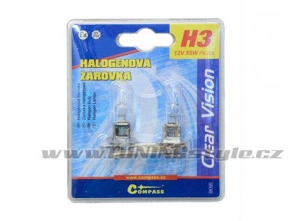 Žárovka 12V  H3  55W Pk22s blister 2ks