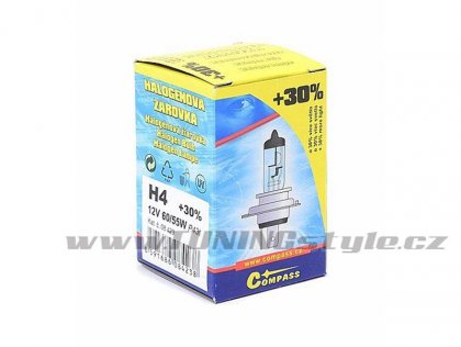 Žárovka 12V  H4  60/55W P43t box FLASH +30%