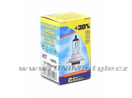 Žárovka 12V  H7  55W PX26d box FLASH +30%